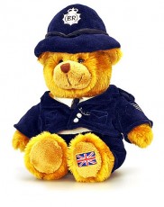 15cm British Souvenir Policeman Teddy Bear