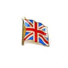 Wavy Union Jack Pin Badge