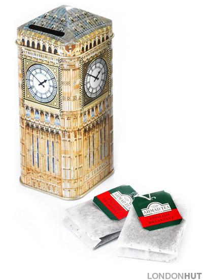 Big Ben Tea Caddy with 20 Teabags
