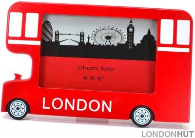 Red Bus Photo Frame