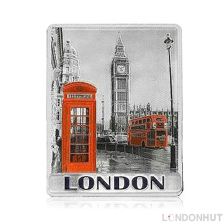 Foil London Picture Magnet