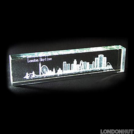 Large London Skyline Paperweight