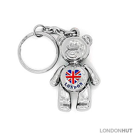 London Teddy Bear Key Chain