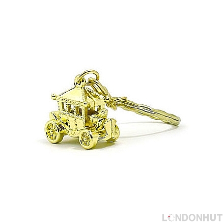 Metal Royal Coronation Carriage Keyring