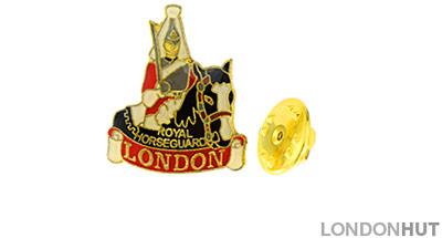 Metal Lapel Pin Badge with Royal Horseguard