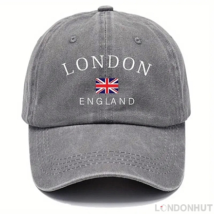 Grey London Souvenir Baseball Cap