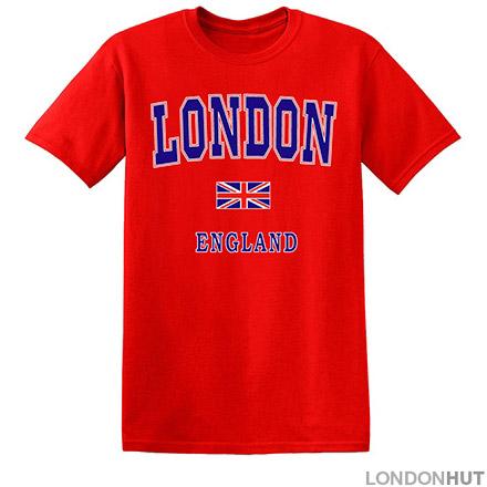 Red London Souvenir T Shirt for Children