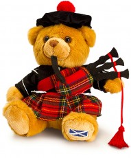 Large Scottish Piper Teddy Bear