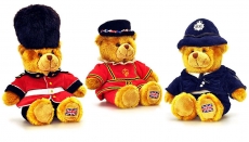 Set of Three London Teddy Bears