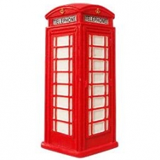 Resin Red London Telephone Box Magnet