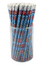 72 Blue London Souvenir Pencils