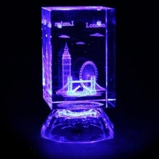 London Crystal with Colour Changing Lights