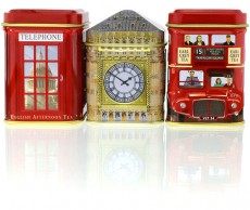 Gift Set of Three London Experience Tea Tins