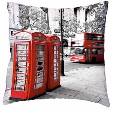 British Telephone Box Cushion Cover