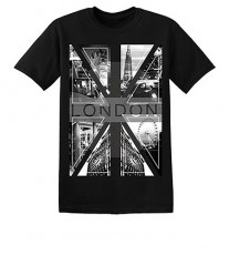 Childrens Black and White Iconic London T Shirt