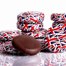 10x Union Jack Chocolate Mint Creams