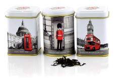 Gift Set of Three London Collection Tea Tins