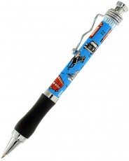 Blue London Everything Silver Top Pen
