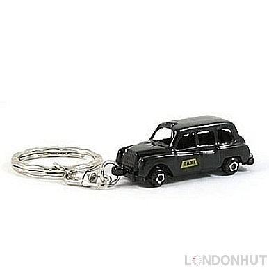 London Souvenir Metal Taxi Keyring