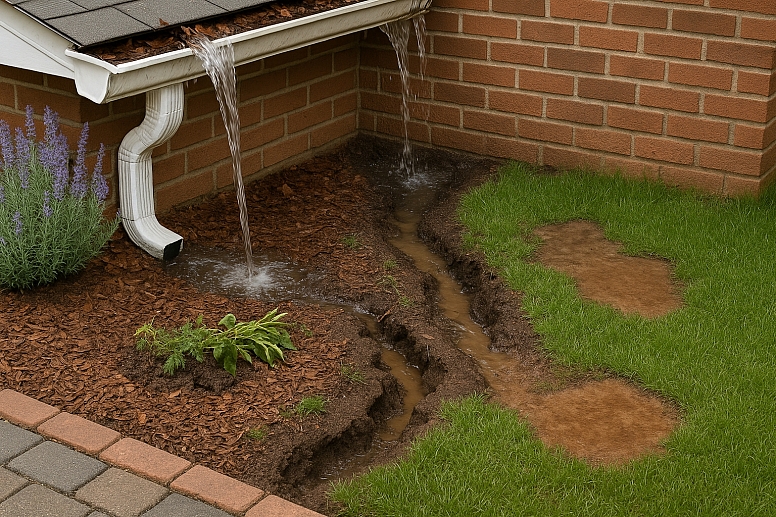 How Poor Gutter Drainage Affects Your Garden And Landscaping