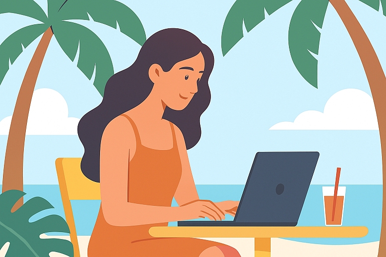 What It Takes To Work From Anywhere As A Digital Nomad