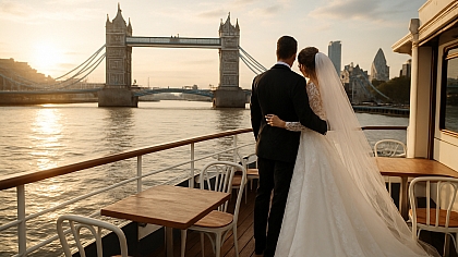 Tying the knot on the Thames