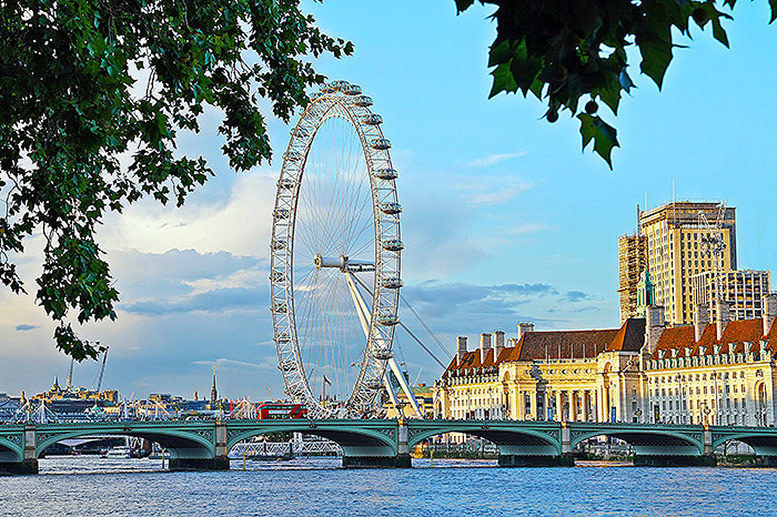 The London Eye and the River Thames