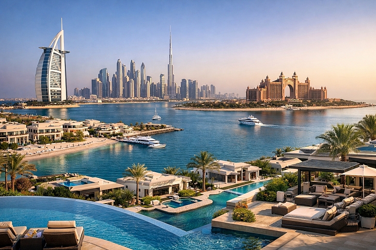 dubai luxury hotels hospitality tourism skyline