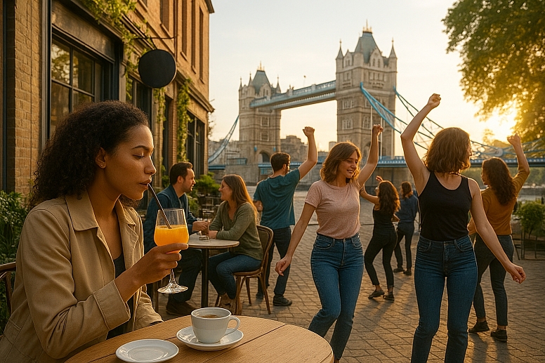 evening vibes by tower bridge