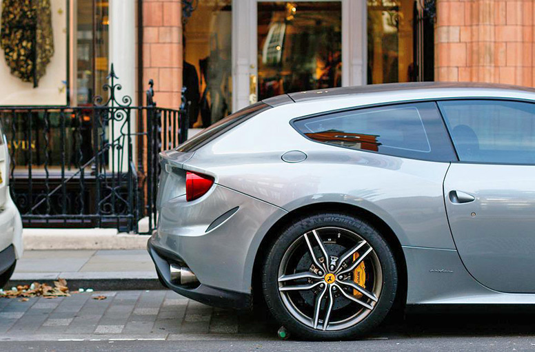 A Silver Car in London