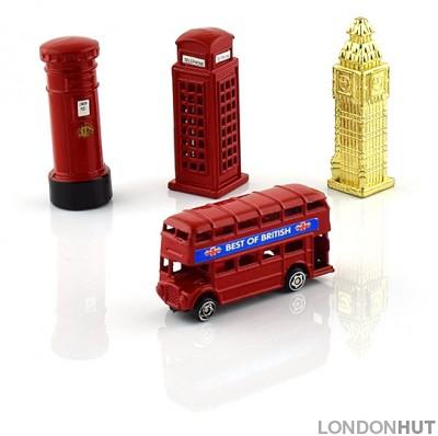 Die Cast Metal London Magnets