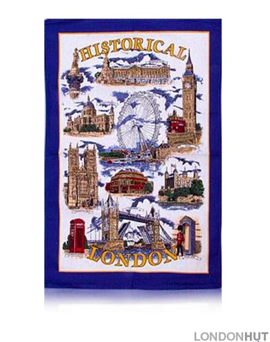 Historical London Tea Towel