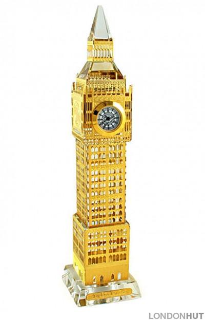 Gold Plated Crystal Big Ben Clock