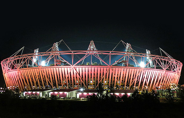 Olympic Stadium in Stratford