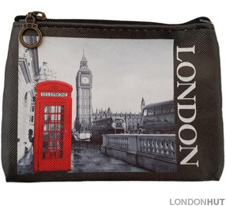 3 Canvas Material Coin Money Bag Purse Card Holder London Souvenir Gift 