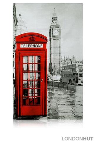 Big Ben and Telephone Box Photographic Tea Towel