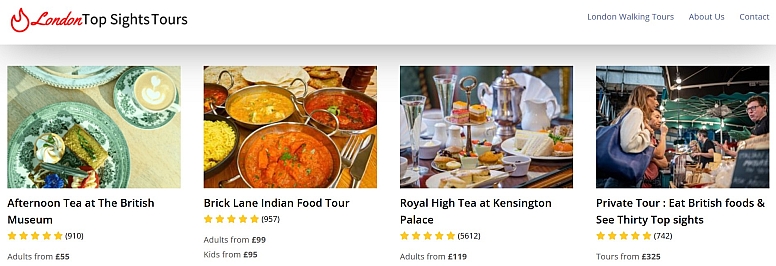 london top sites tours