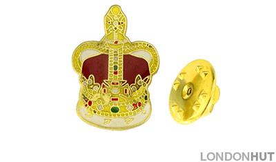 Crown Metal Lapel Pin Badge