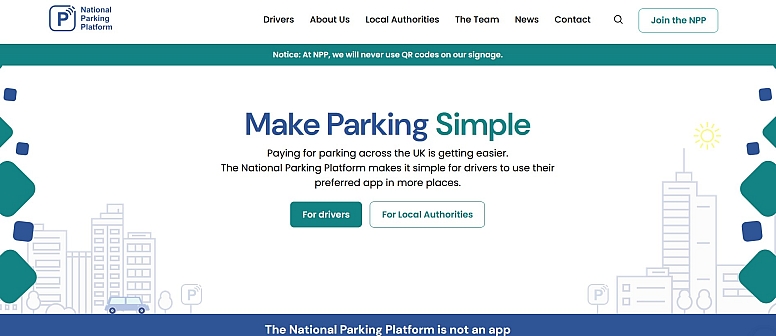 national parking platform