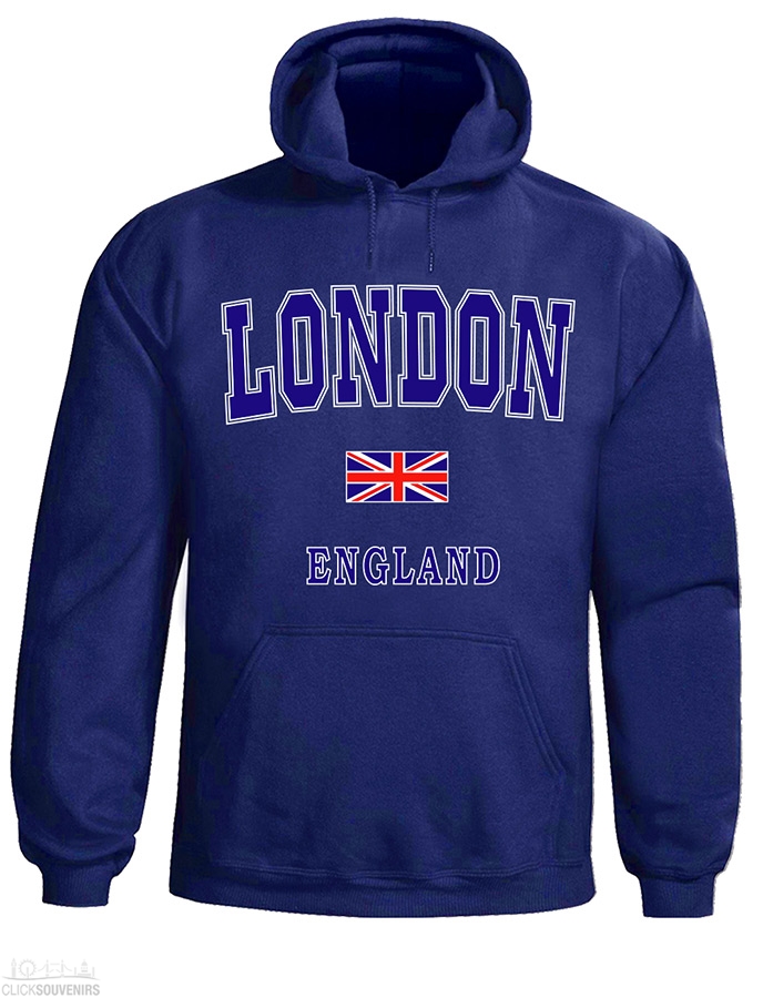Blue London Union Jack Hoodie
