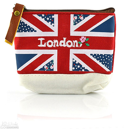 Retro Canvas Union Jack Coin Purse