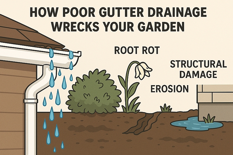 the impact of poor gutter drainage