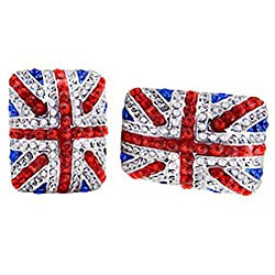 Crystal Square Union Jack Cufflinks